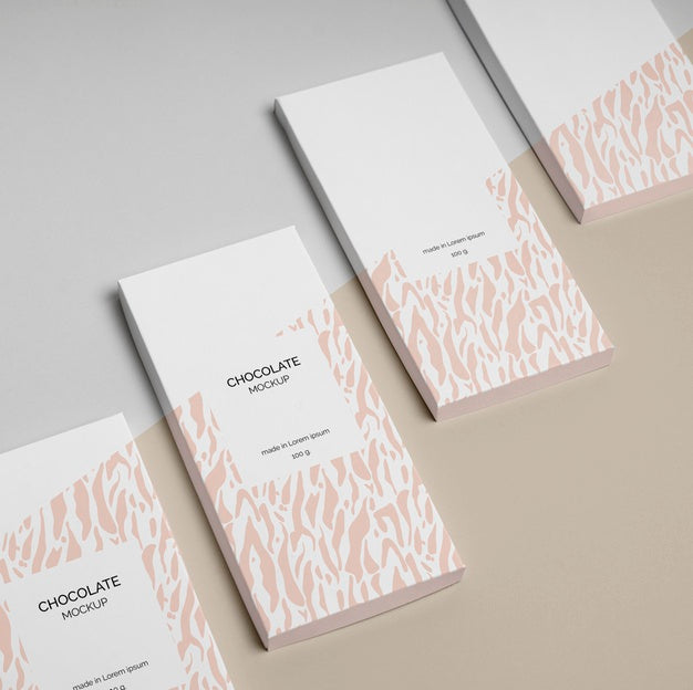 Free Chocolate Packaging Mockup Psd