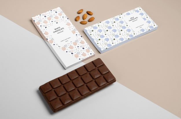 Free Chocolate Packaging Mockup Psd