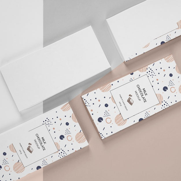 Free Chocolate Packaging Mockup Psd