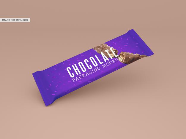 Free Chocolate Packaging Mockup Psd