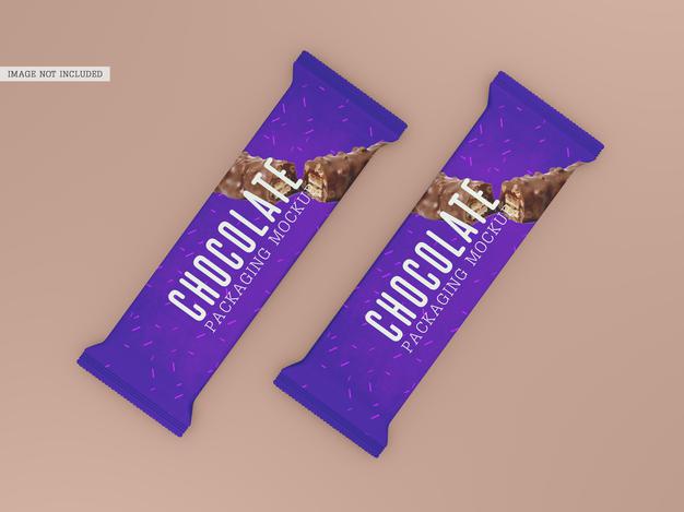 Free Chocolate Packaging Mockup Psd