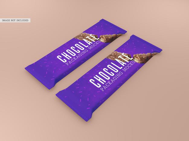 Free Chocolate Packaging Mockup Psd