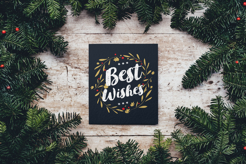 Free Christmas Card Mockup