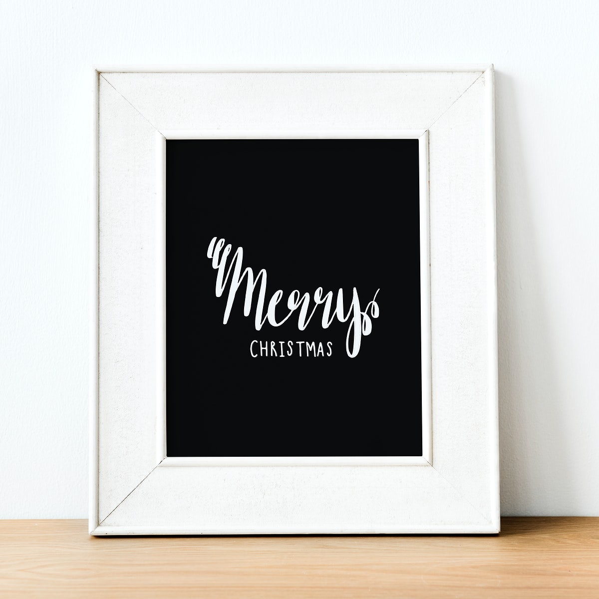 Free Christmas Holiday Greeting Design Mockup