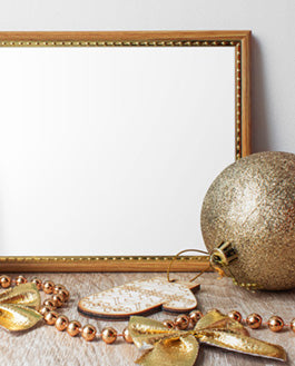 Free Christmas Photo Frame Mockup In 4K