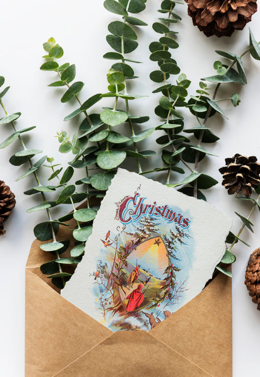 Free Christmas Wishing Card Psd