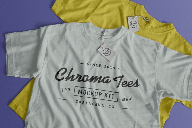 Free Chromatees Tshirt Mockup Psd