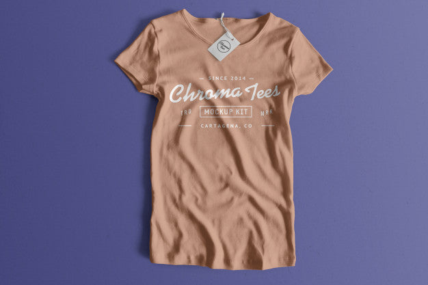 Free Chromatees Tshirt Mockup Psd