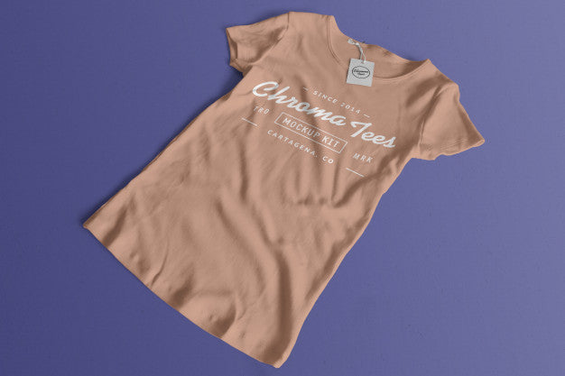 Free Chromatees Tshirt Mockup Psd