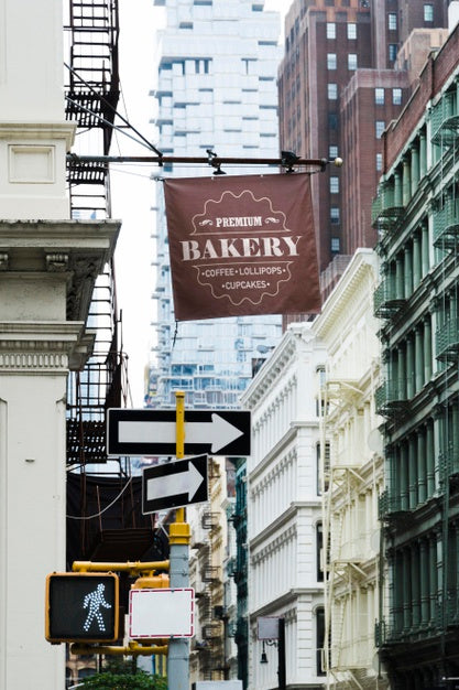 Free City Billboard Concept Mock-Up Psd