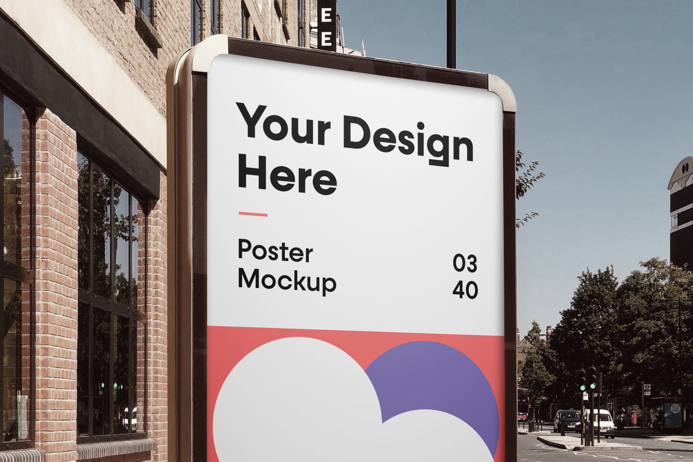 Free City Poster Mockup