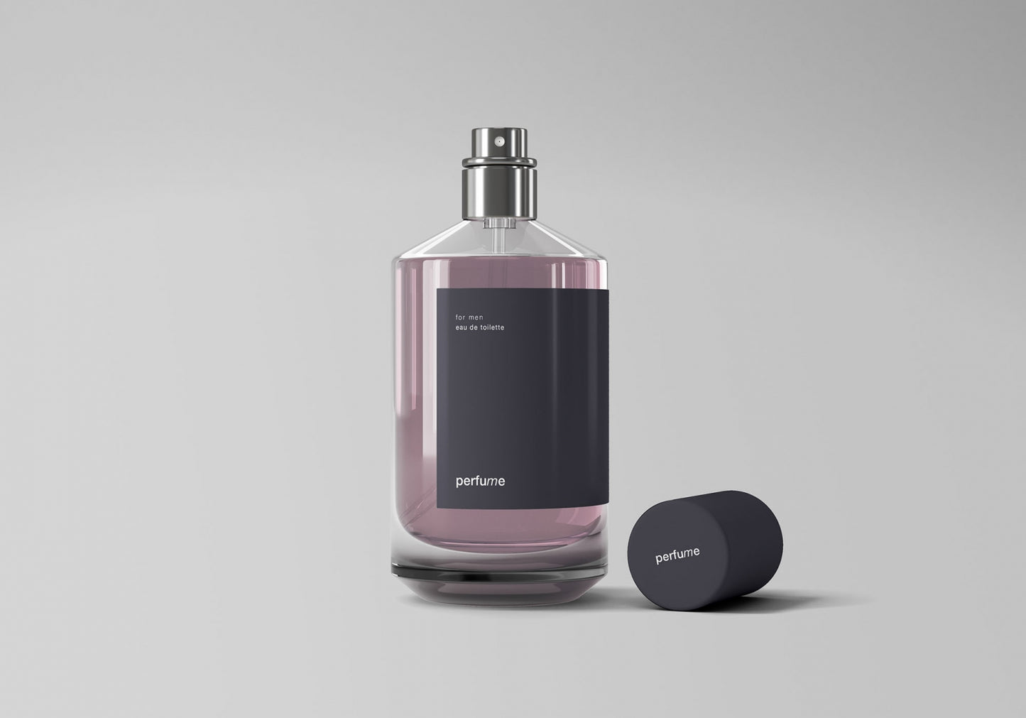 Free Classic Perfume Mockup