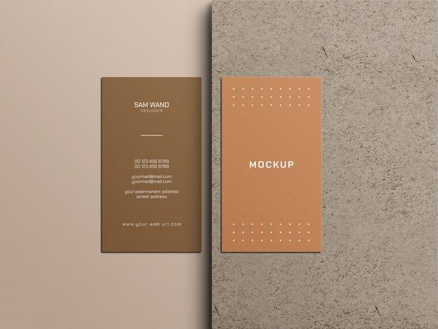 Free Clean Business Card Mockup Psd