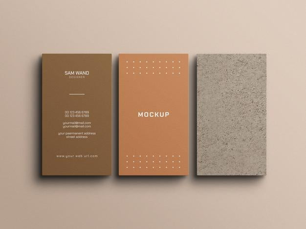 Free Clean Business Card Mockup Psd