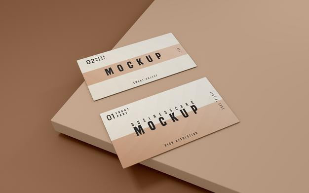 Free Clean Business Card Psd Mockup Design Psd