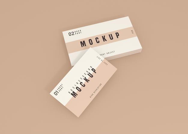 Free Clean Business Card Psd Mockup Design Psd