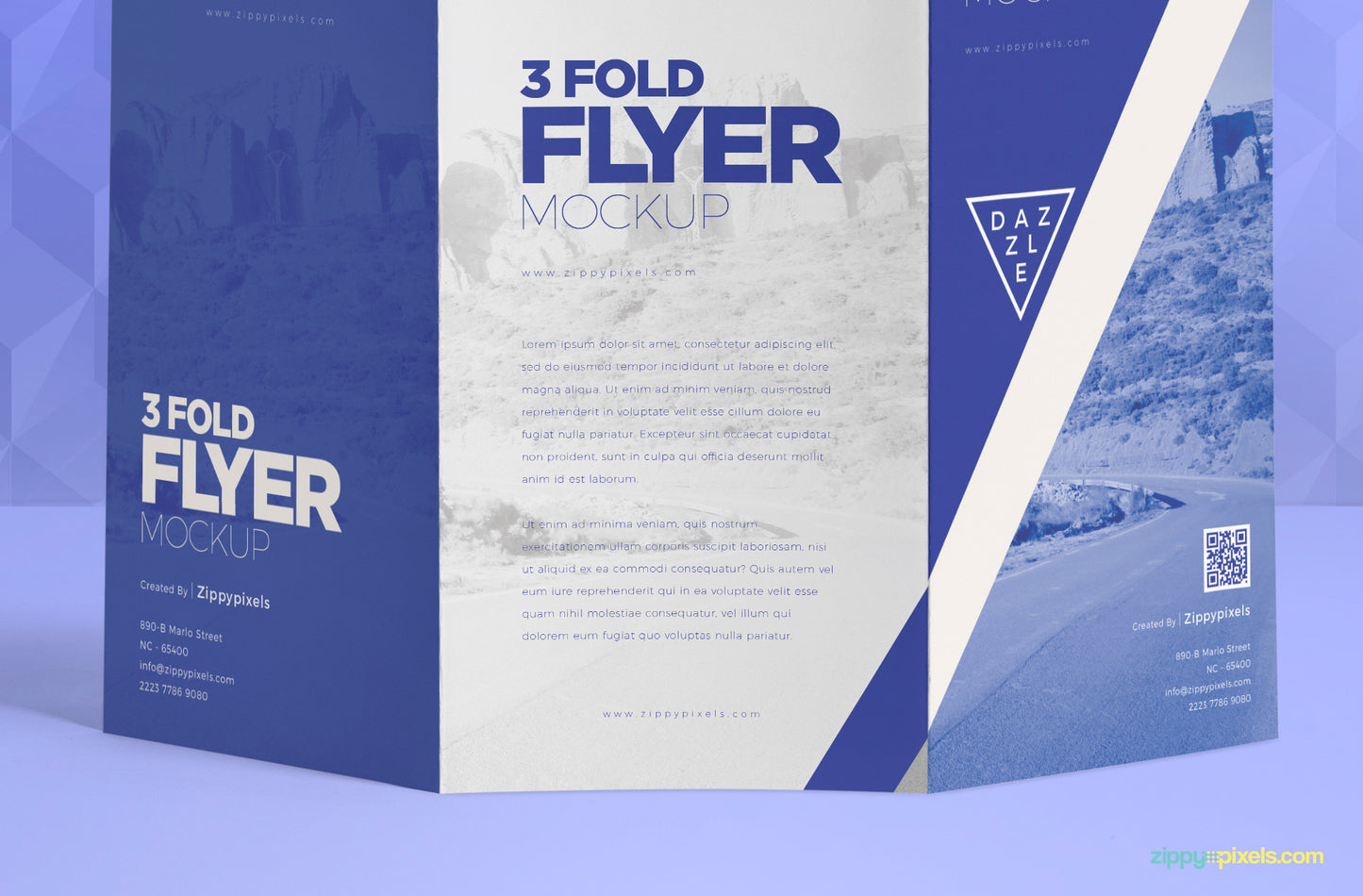 Free Tri-Fold Brochure Mockups