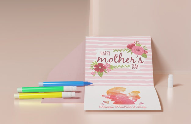 Free Close-Up Mothers Day Greeting Card Psd