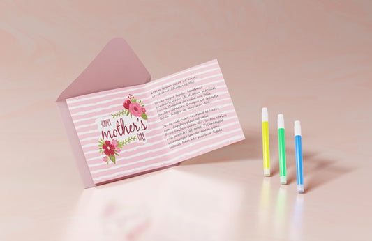 Free Close-Up Mothers Day Greeting Card Psd