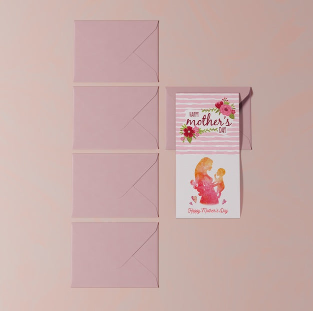 Free Close-Up Mothers Day Greeting Card Psd