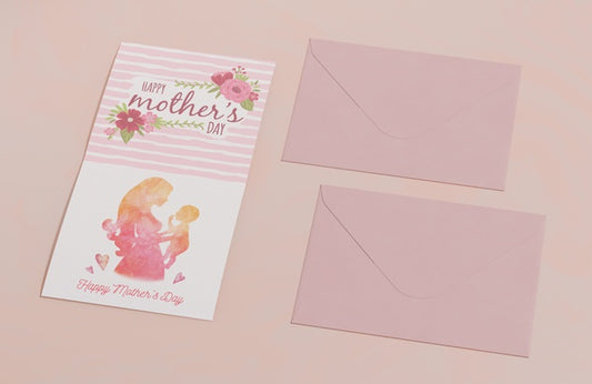 Free Close-Up Mothers Day Greeting Card Psd