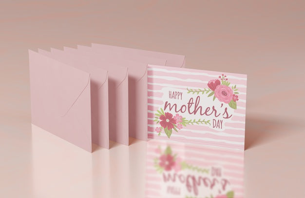 Free Close-Up Mothers Day Greeting Card Psd