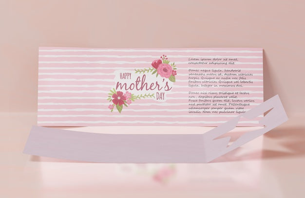 Free Close-Up Mothers Day Greeting Card Psd