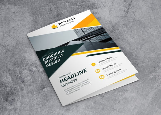 Free Closed Brochure Mockup Psd