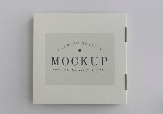 Free Closed Delivery Pizza Box Mockup Psd