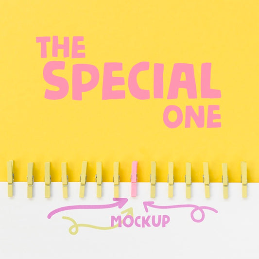 Free Clothing Hook The Special One Mock-Up Psd