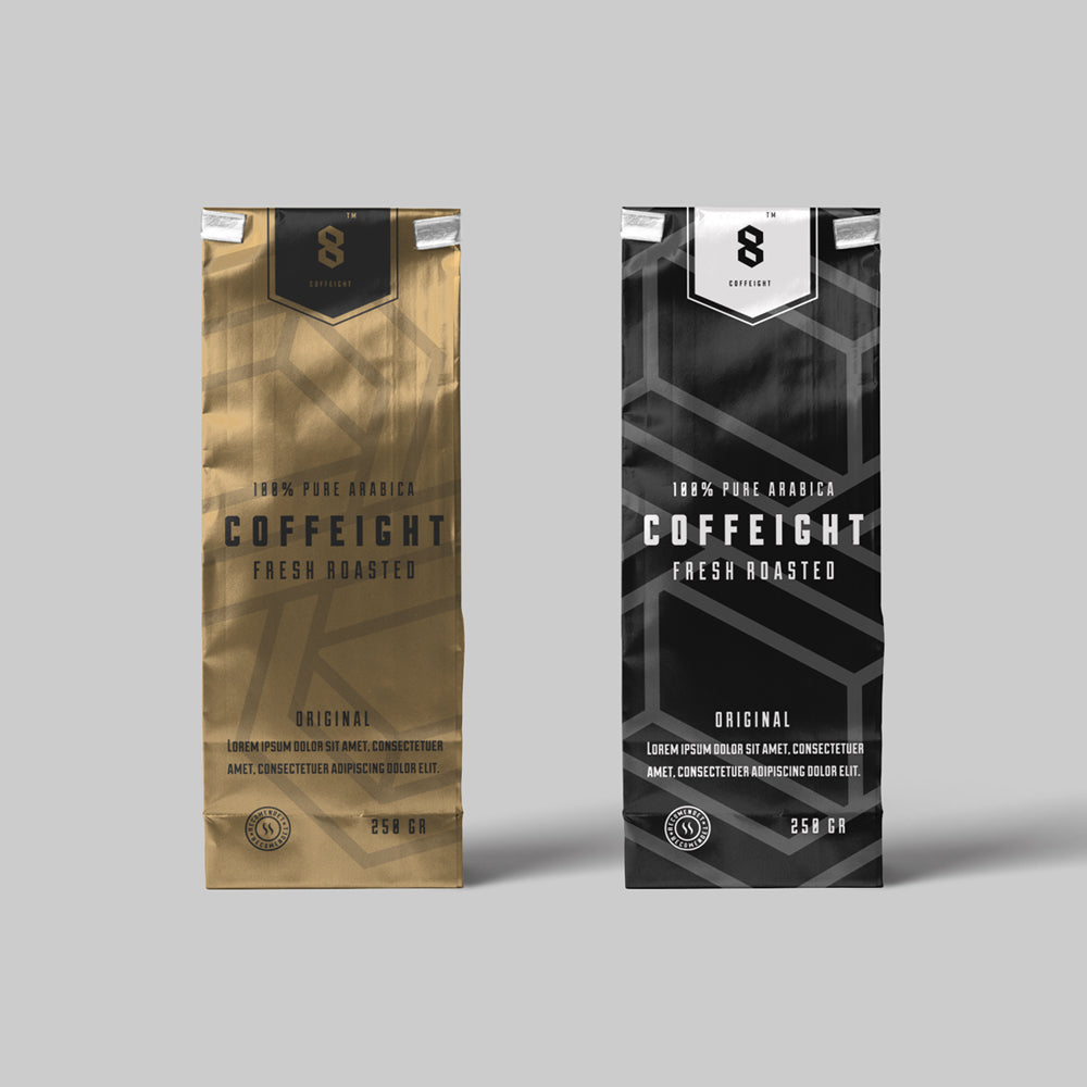 Free Coffee Bag Mockup