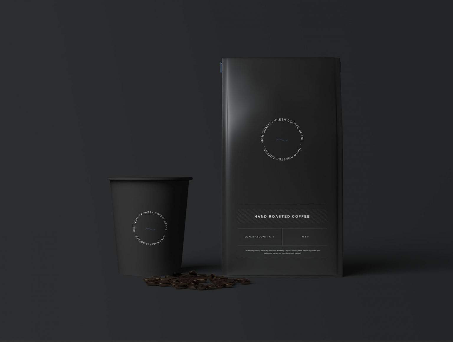 Free Coffee Bag Mockup