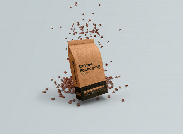 Free Coffee Bags Mockup Gravity Psd Psd