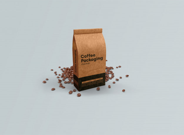 Free Coffee Bags Mockup Gravity Psd Psd