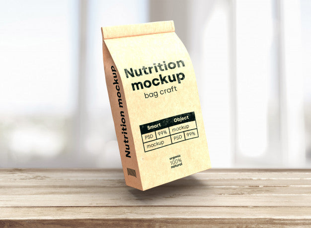 Free Coffee Bags Mockup Psd