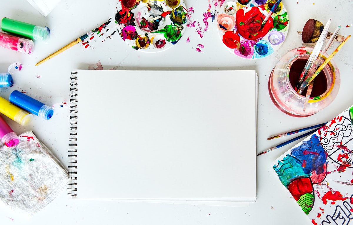 Free Color Painting Is An Art To Mix Color.