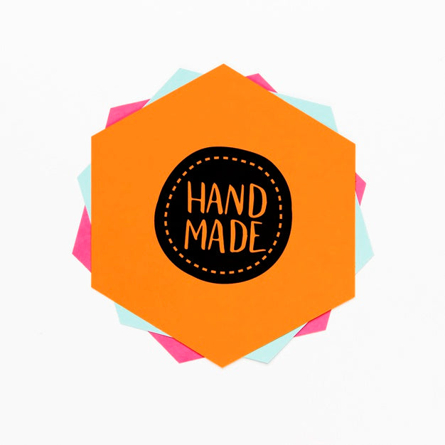 Free Colorful Artistic Frame With Mock-Up Psd