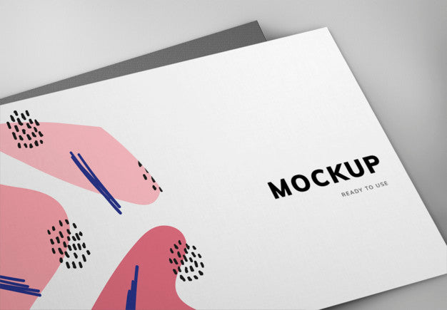 Free Colorful Business Card Mockup Design Psd