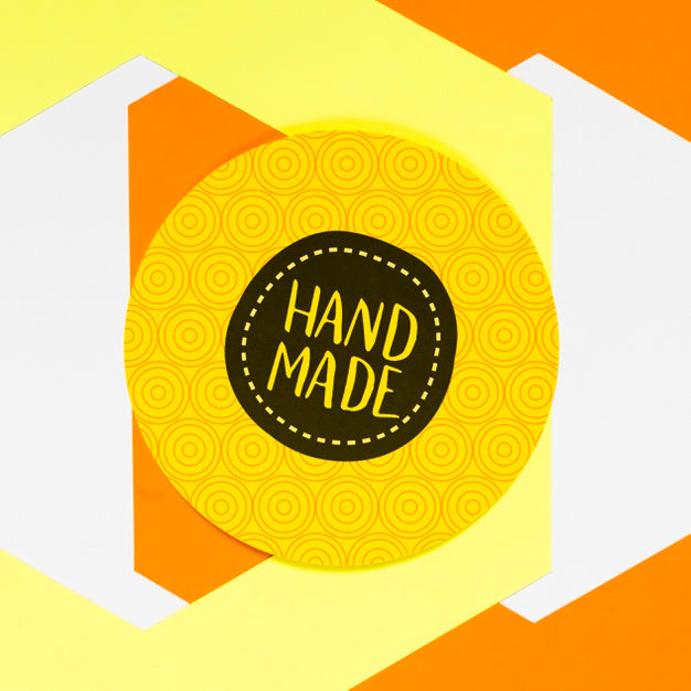 Free Colorful Handmade Frame With Mock-Up Psd