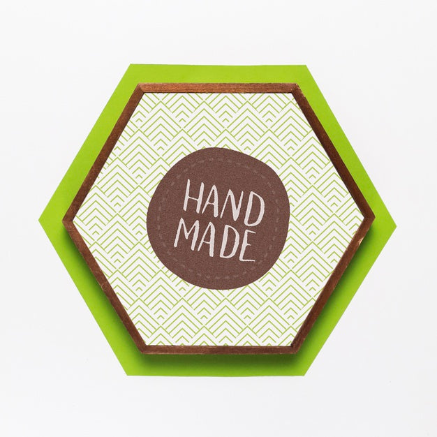 Free Colorful Handmade Frame With Mock-Up Psd