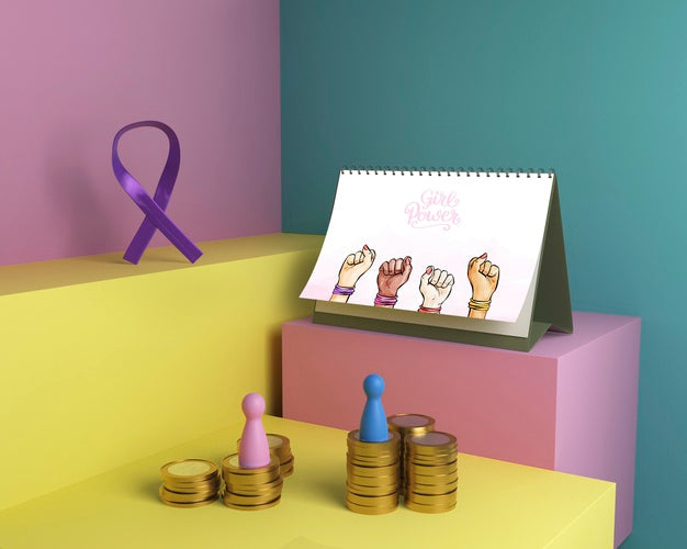 Free Colourful Girl Power Assortment Psd