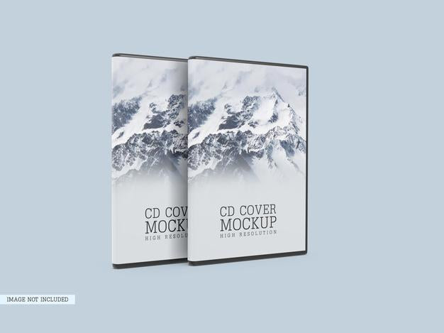 Free Compact Disc With Cover Mockup Psd