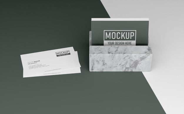 Free Composition Of Business Card Mock-Up Psd