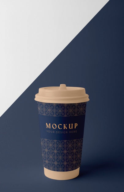 Free Composition Of Coffee Shop Cup Mock-Up Psd