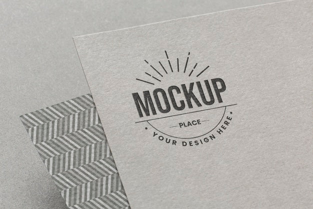 Free Composition With Company Branding Card Mock-Up Psd