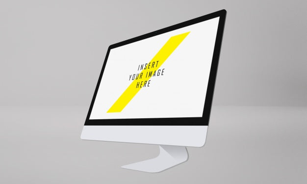 Free Computer Screen Mock Up Psd