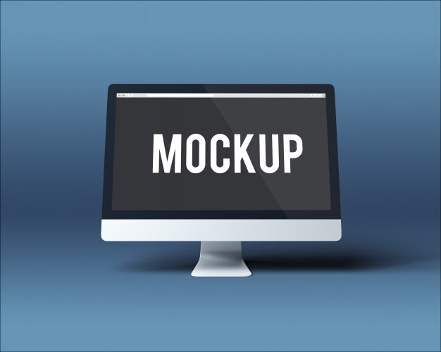 Free Computer Screen Mockup Psd