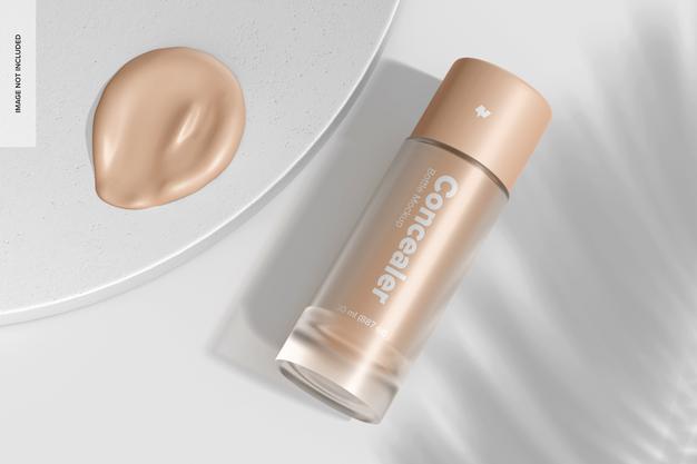 Free Concealer Bottle Mockup, Perspective View Psd