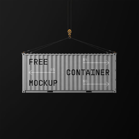 Free Container Mockup