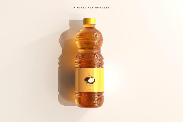 Free Cooking Oil Bottle Mockup Psd